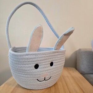 Blue Woven East Basket